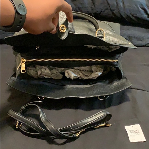 Large black Coach handbag - Picture 2 of 2